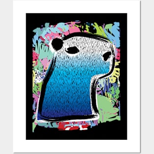 Capybara Graffiti Posters and Art